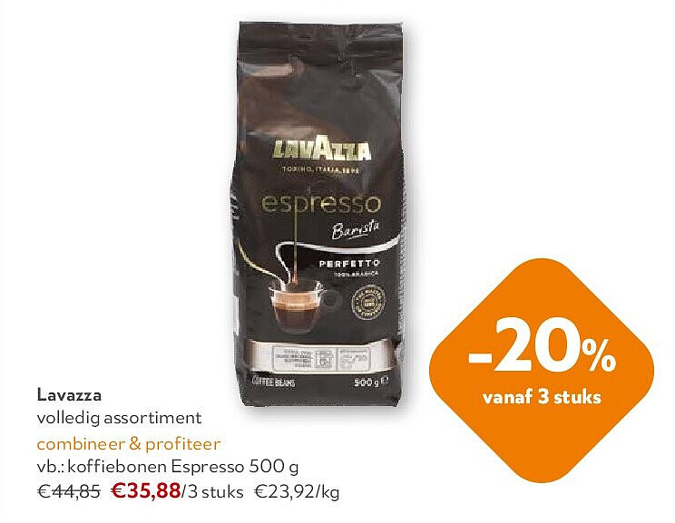 Lavazza volledig assortiment