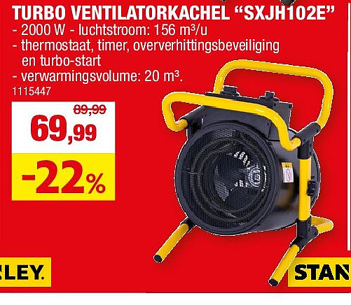 TURBO VENTILATORKACHEL “SXJH102E”