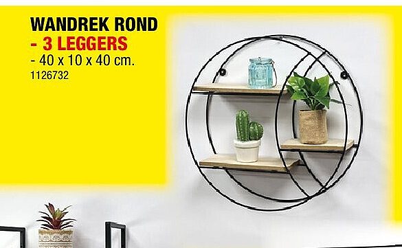 WANDREK ROND - 3 LEGGERS