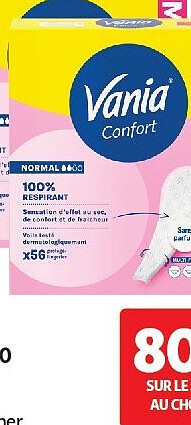 Protège-slips confort sans parfum Vania