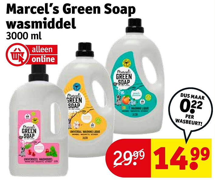 Marcel’s Green Soap wasmiddel