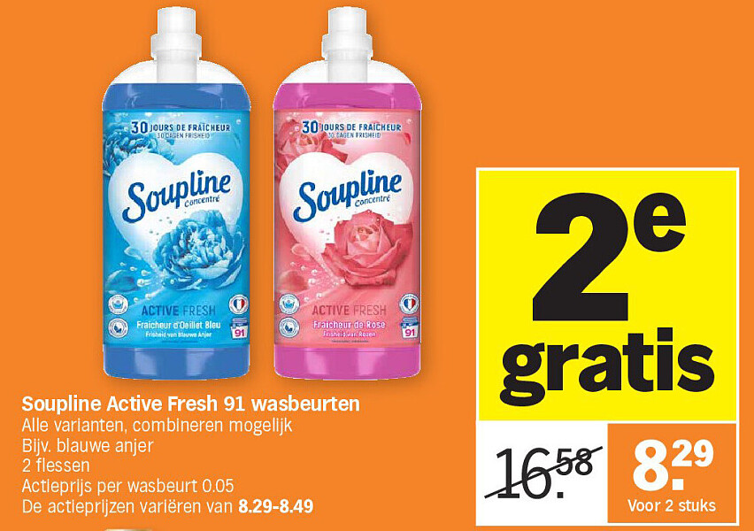 Soupline Active Fresh 91 wasbeurten