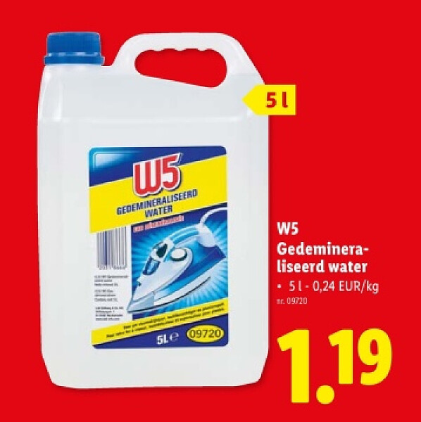 Gedemineraliseerd water