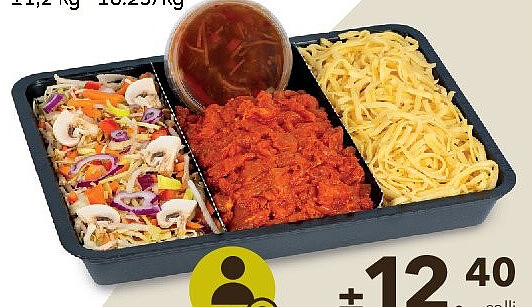 Wokcolli met varkensreepjes