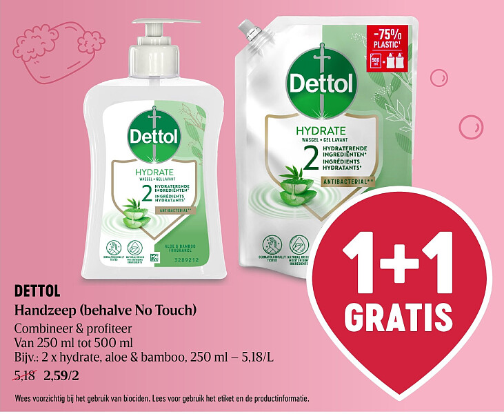 DETTOL Handzeep (behalve No Touch)