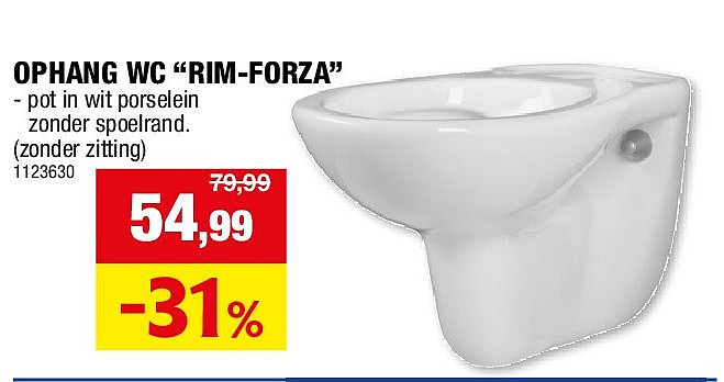 OPHANG WC “RIM-FORZA”