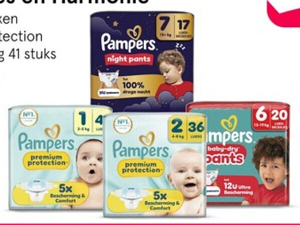 Pampers Premium Protection luiers maat 1-2, 5 kg, 41 stuks