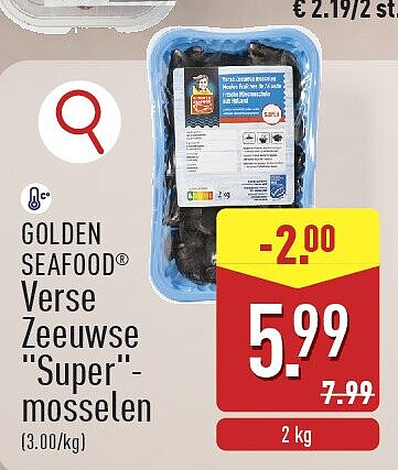 Verse Zeeuwse "Super"- mosselen