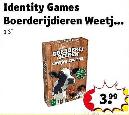 Identity Games Boerderijdieren Weetj...