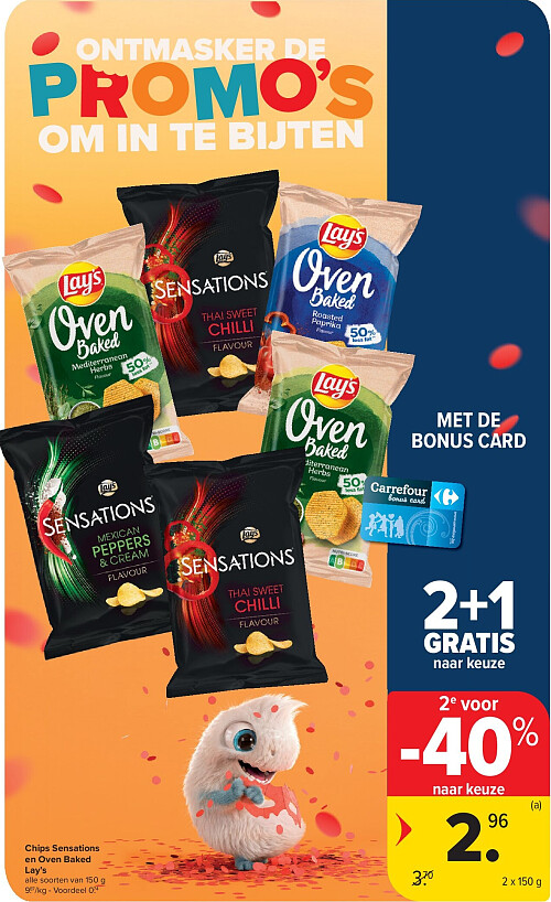 Chips Sensations en Oven Baked Lay’s