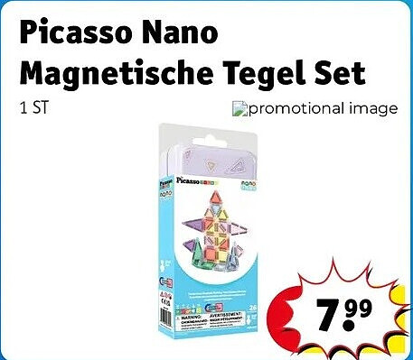 Picasso Nano Magnetische Tegel Set
