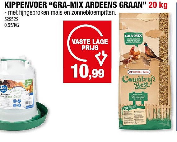 KIPPENVOER “GRA-MIX ARDEENS GRAAN” 20 kg