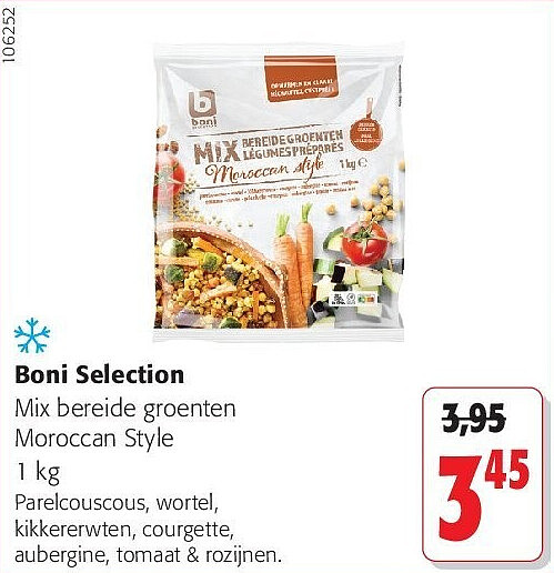 Boni Selection Mix bereide groenten Moroccan Style 1 kg