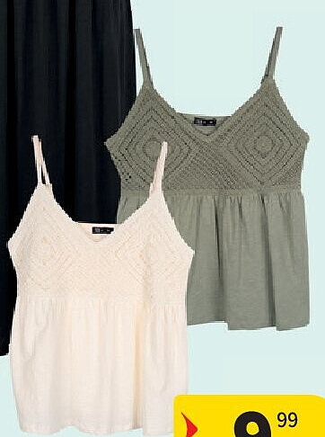 Top en crochet dame