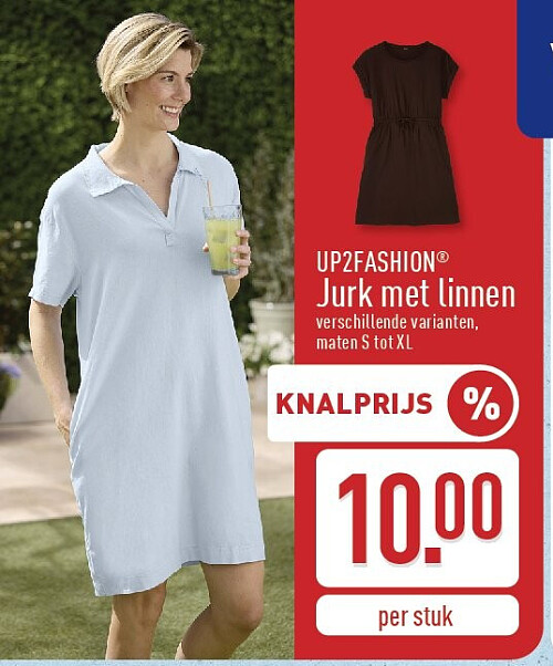 Jurk met linnen