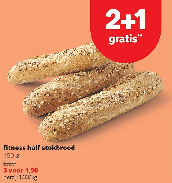 fitness half stokbrood