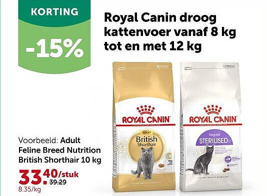 Adult Feline Breed Nutrition British Shorthair 10 kg