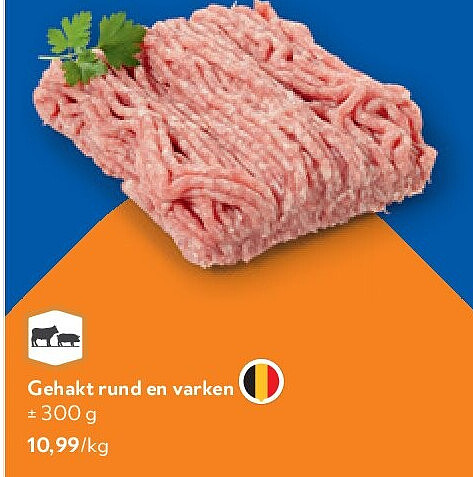 Gehakt rund en varken