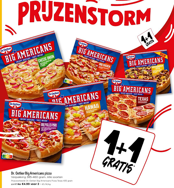 Dr. Oetker Big Americans pizza