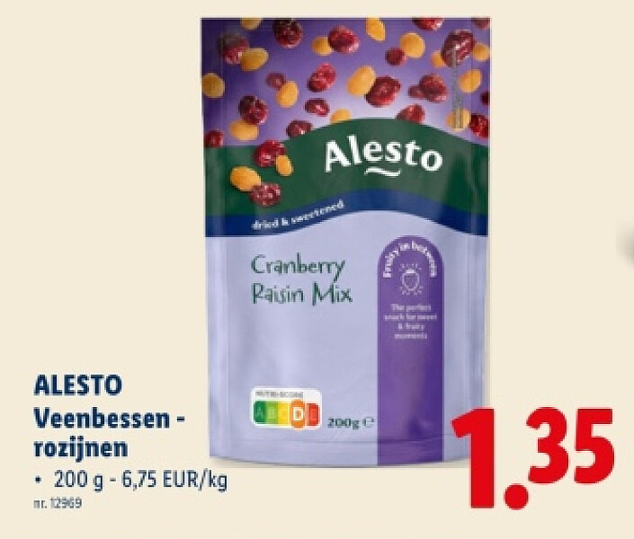 Veenbessenrozijnen