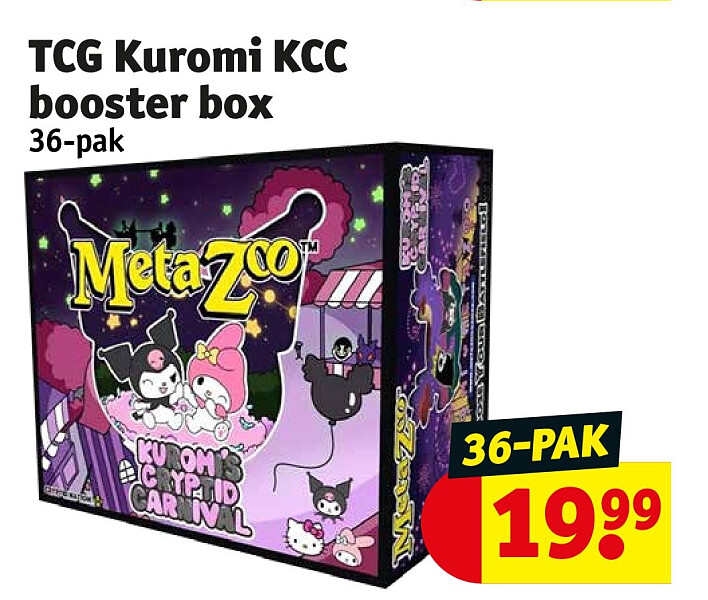 TCG Kuromi KCC booster box