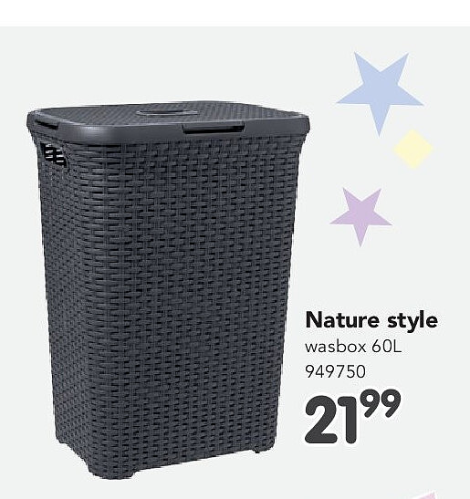 Nature style wasbox 60L