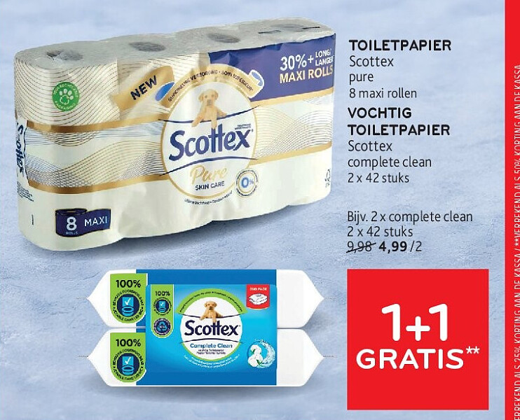 Scottex Pure 8 maxi rollen