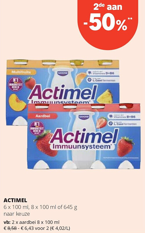 ACTIMEL 6 x 100 ml