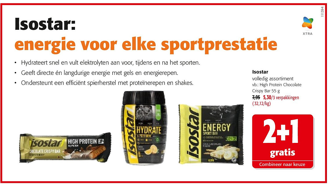 Isostar High Protein Chocolate Crispy Bar 55 g