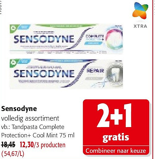 Sensodyne Tandpasta Complete Protection+ Cool Mint 75 ml