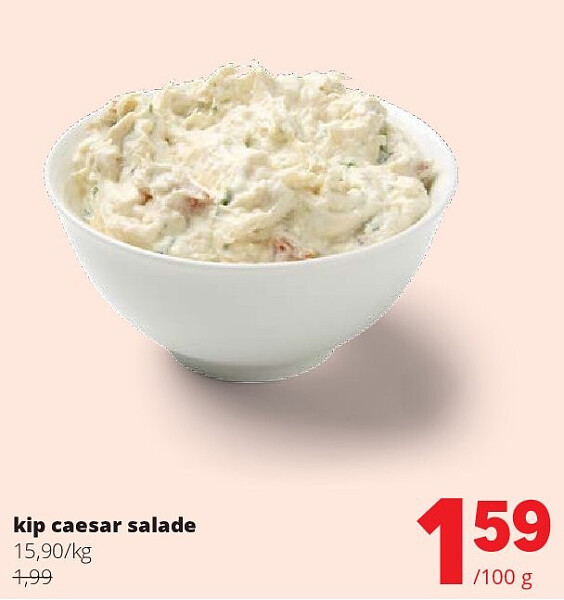 kip caesar salade