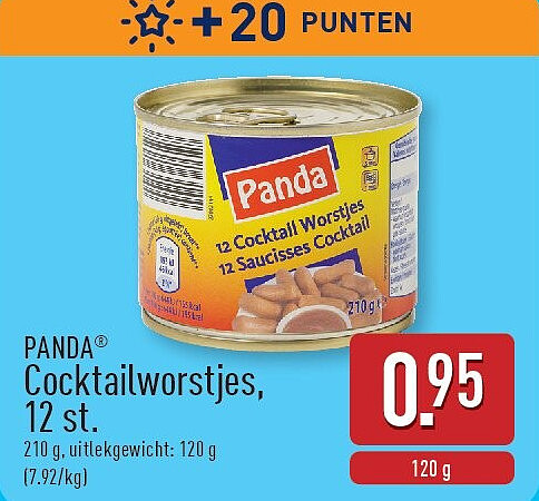 Cocktailworstjes, 12st.