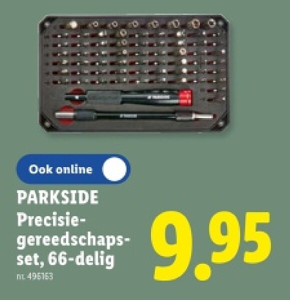 Precisiegereedschapsset, 66-delig
