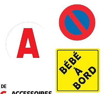 Accessoires signalétique auto