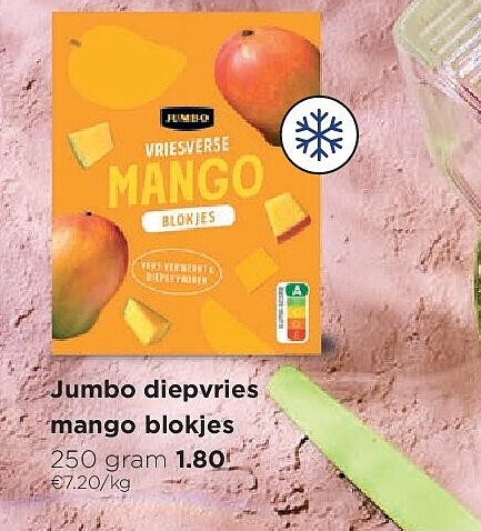 Jumbo diepvries mango blokjes
