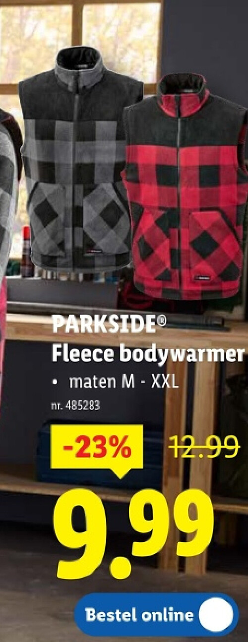 Fleece bodywarmer