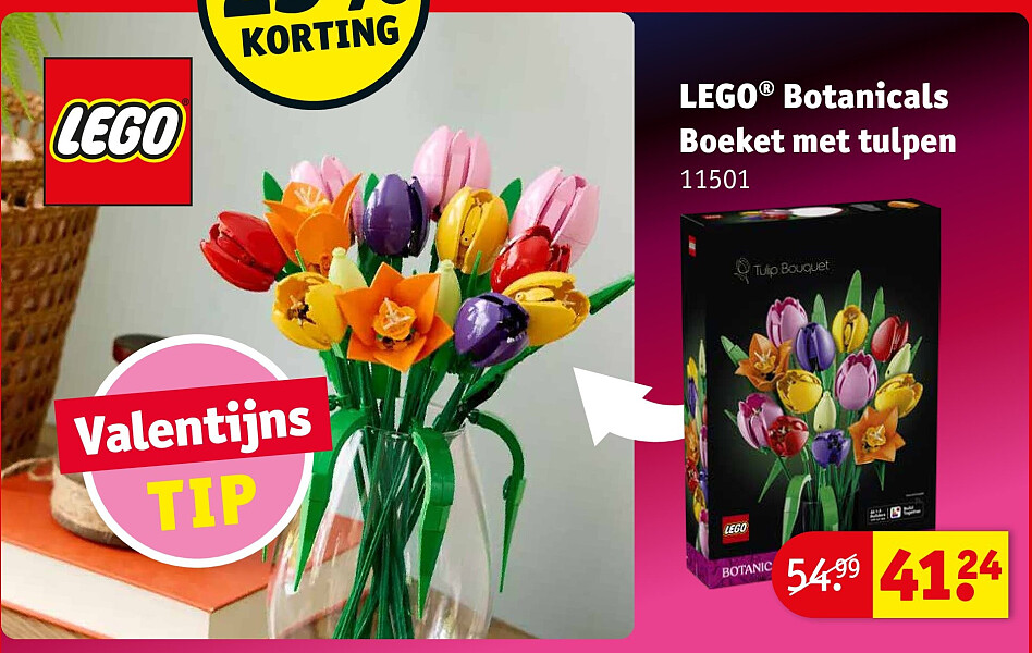 LEGO® Botanicals Boeket met tulpen