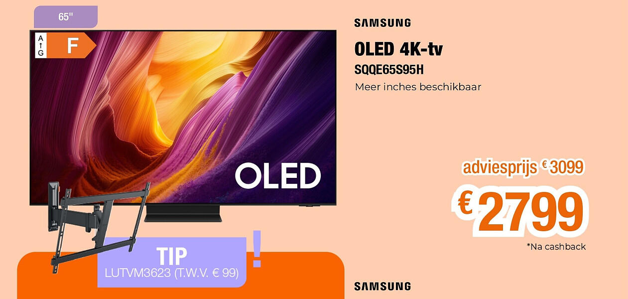SAMSUNG OLED 4K-tv SQQE65S95H