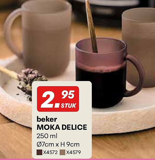 beker MOKA DELICE 250 ml