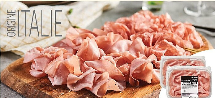 Chiffonnade de mortadelle Auchan Le Charcutier