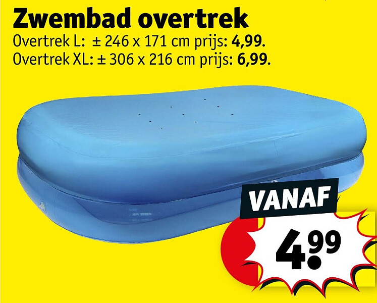 Zwembad overtrek 246 x 171 cm