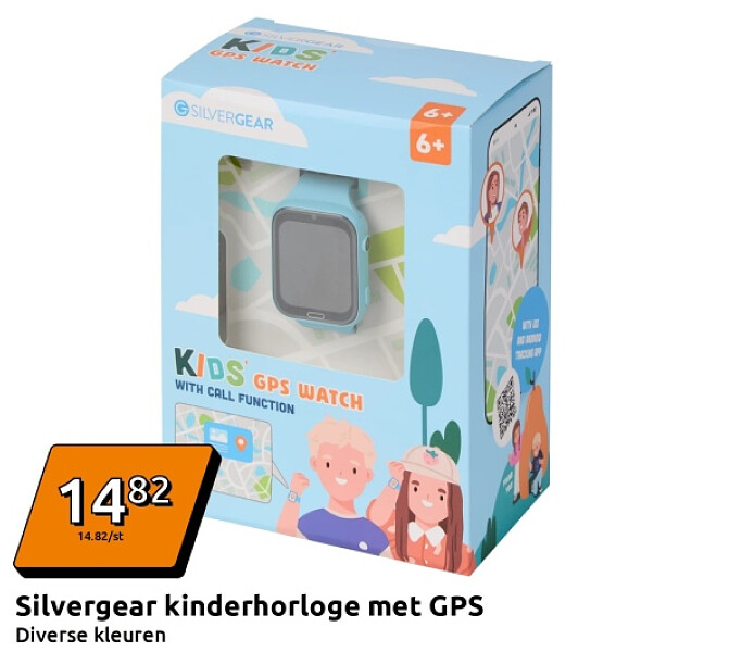 Silvergear kinderhorloge met GPS
