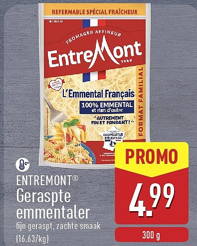 Geraspte emmentaler