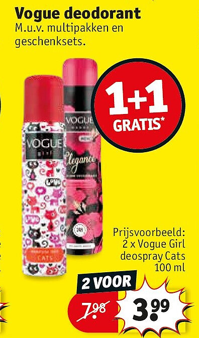 Vogue deodorant