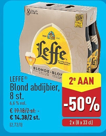 Blond abdijbier, 8st.