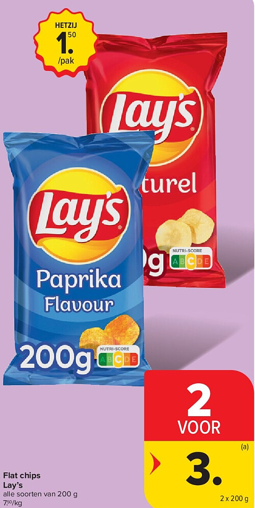 Flat chips Lay’s