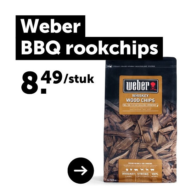 Weber BBQ rookchips