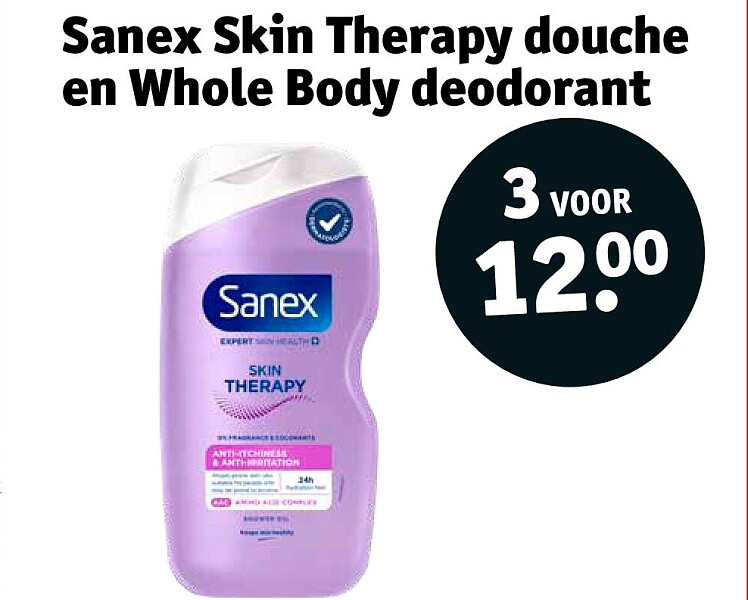 Sanex Skin Therapy douche en Whole Body deodorant