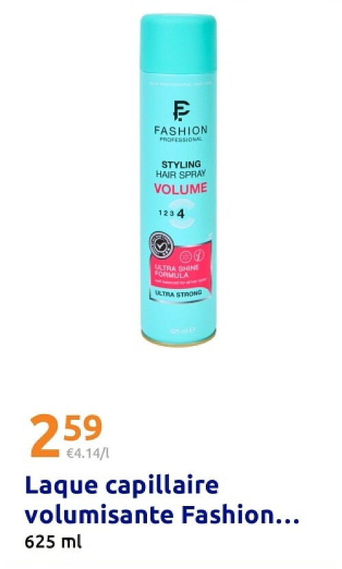 Laque capillaire volumisante Fashion Professional Ultra Strong