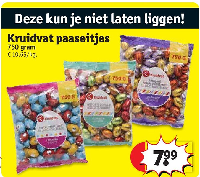 Kruidvat paaseitjes